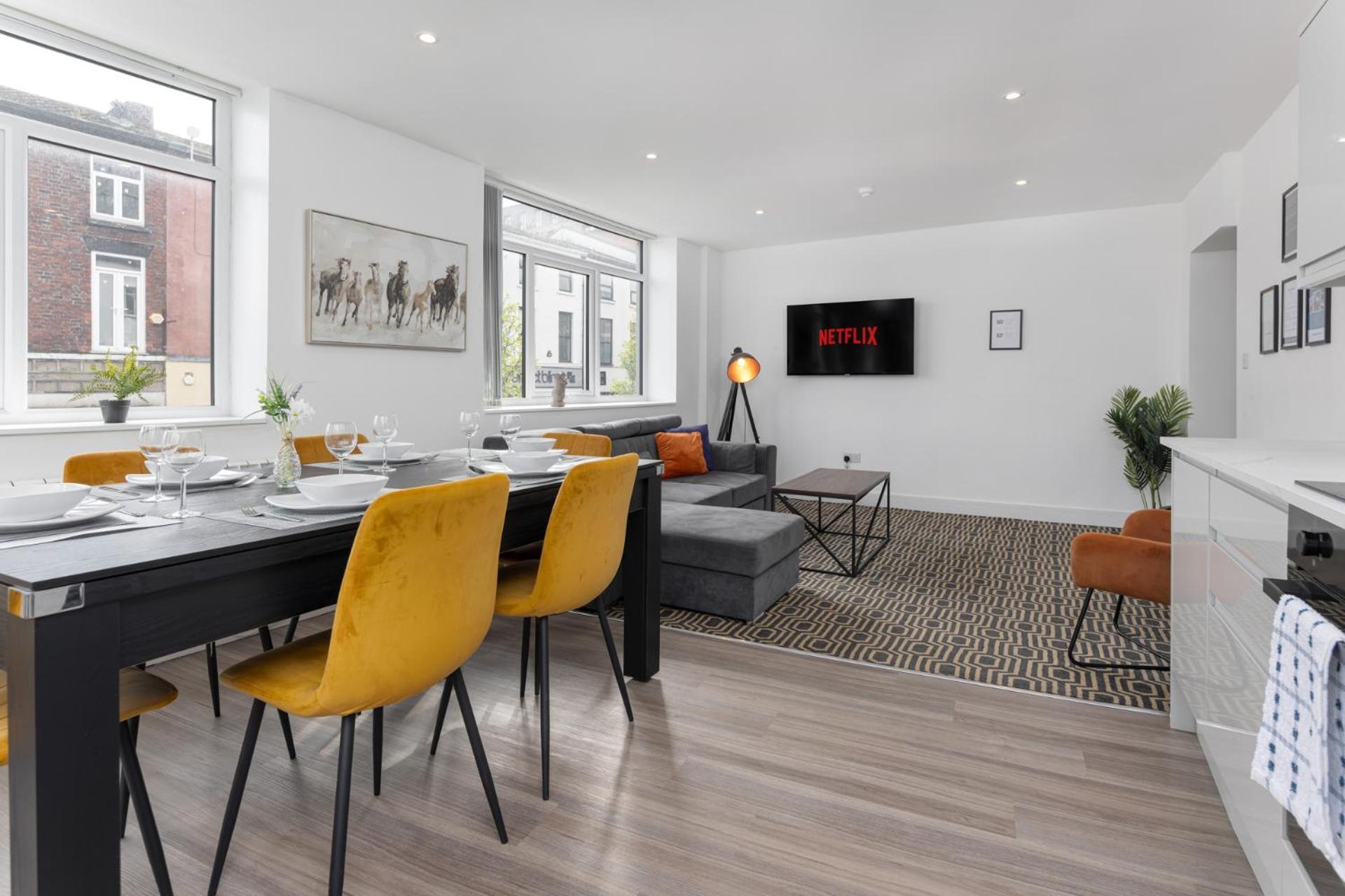 Flatzy - 16 Guests 4 En-Suite Central Apartment A Liverpool Exterior foto